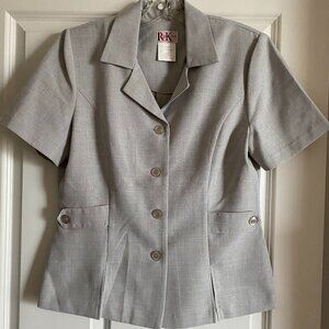 R & K Short-sleeve Women's Blazer Jacket Size 10 BNWOT